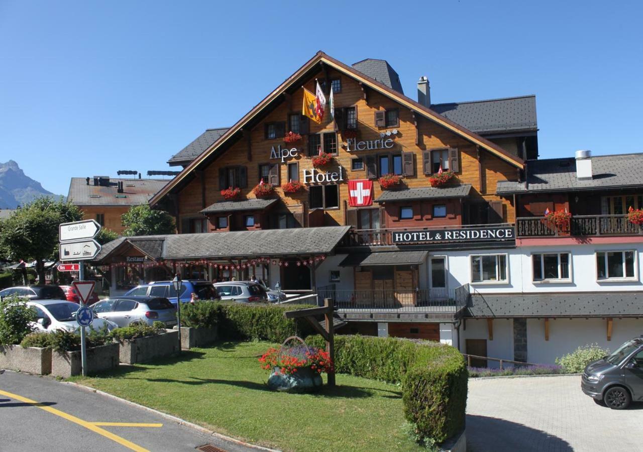 Alpe Fleurie Hotel & Restaurant Villars-sur-Ollon Buitenkant foto